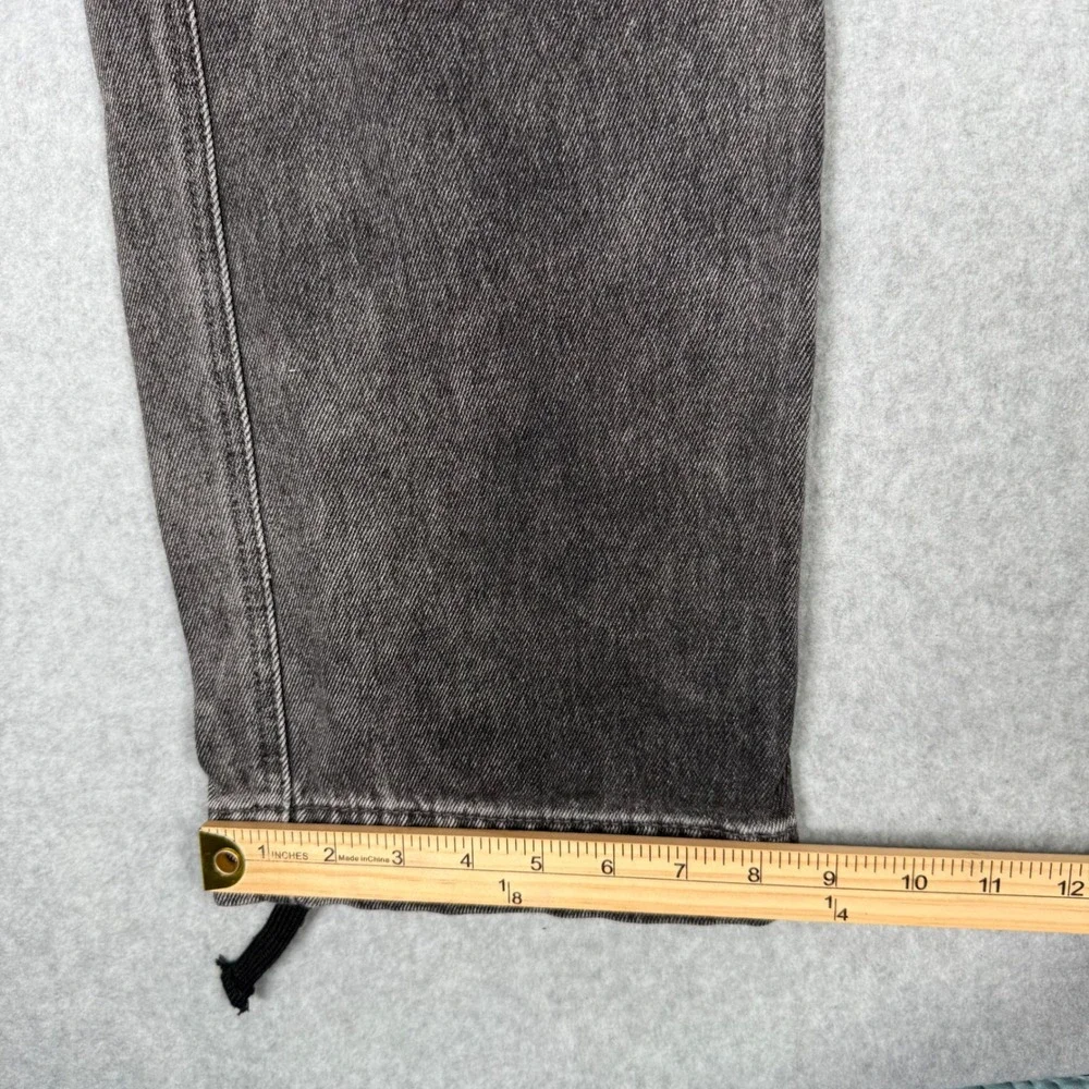 BDG Urban Outfitters Skate Fit Grunge Punk Goth Cargo Jeans Black Denim 30x30
